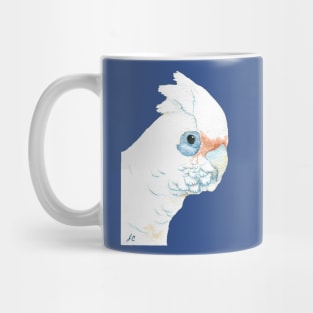 Little corella cockatoo painting - watercolor australian parrot wildlife Mug